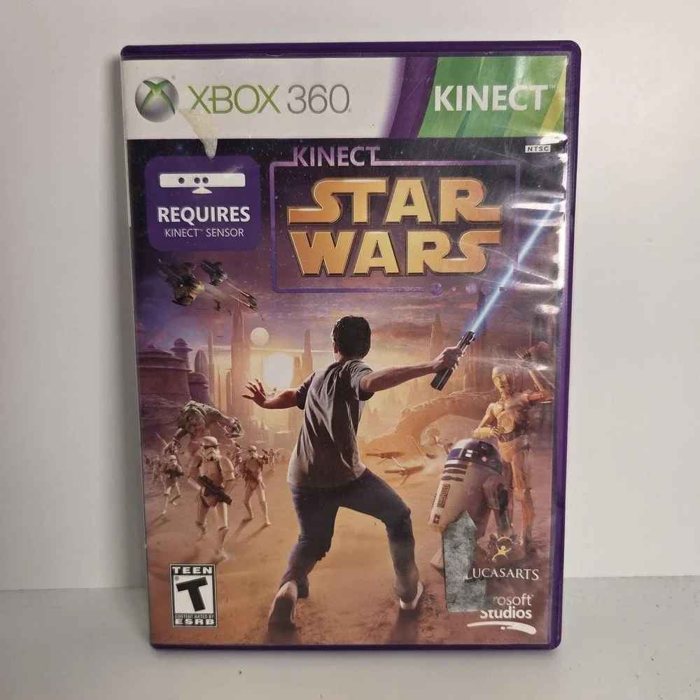 Kinect Star Wars Microsoft Xbox 360 Game CIB Kinect Compatible 2012 T Teen